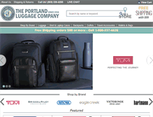 Tablet Screenshot of portlandluggage.com